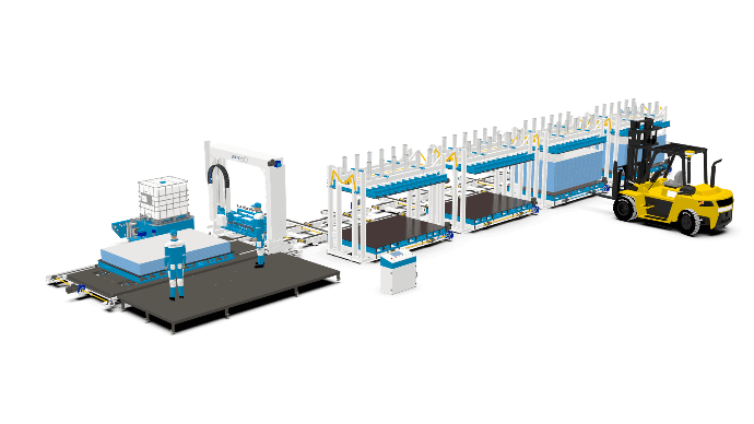 PVC / HPL sandwich panel production line SPL-10M.PVC