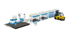 PVC / HPL sandwich panel production line SPL-10M.PVC