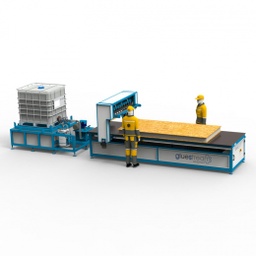 SPL-9.1C PUR adhesive-applying machine